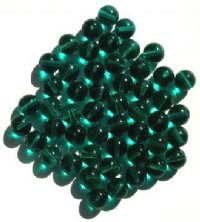 50 8mm Transparent Emerald